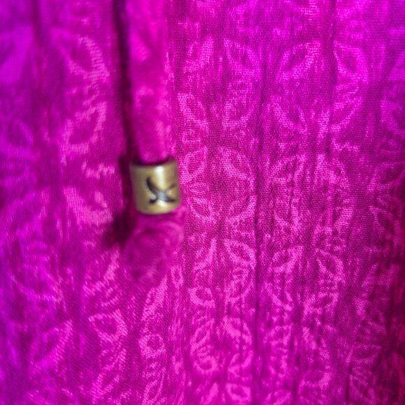 EDDIE BAUER 2 Women's Cotton Sleeveless Print Pink Blue Shirtdresses Sz T12 - Picture 10 of 16